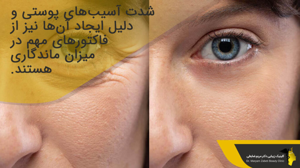 شدت آسیب‌های پوستی 